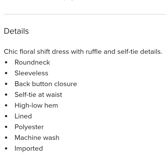 Rachel Rachel Roy Concetta Floral Print High Low Midi Femenine Dress Size 3X. - Picture 16 of 16